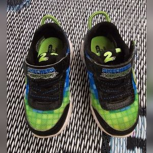 Sketchers toddler sneakers velcro strap size 7